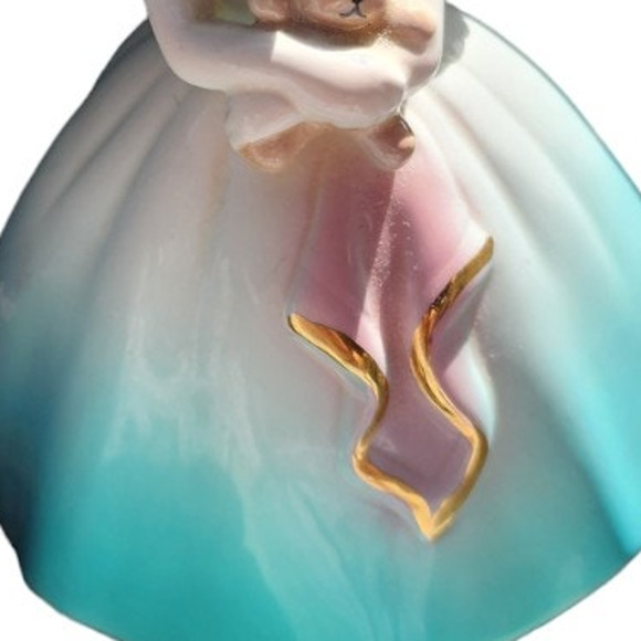 Josef Originals Angel Girl with Teddy Bear Music Box By Applause Brahms Lullaby - Picture 5 of 7